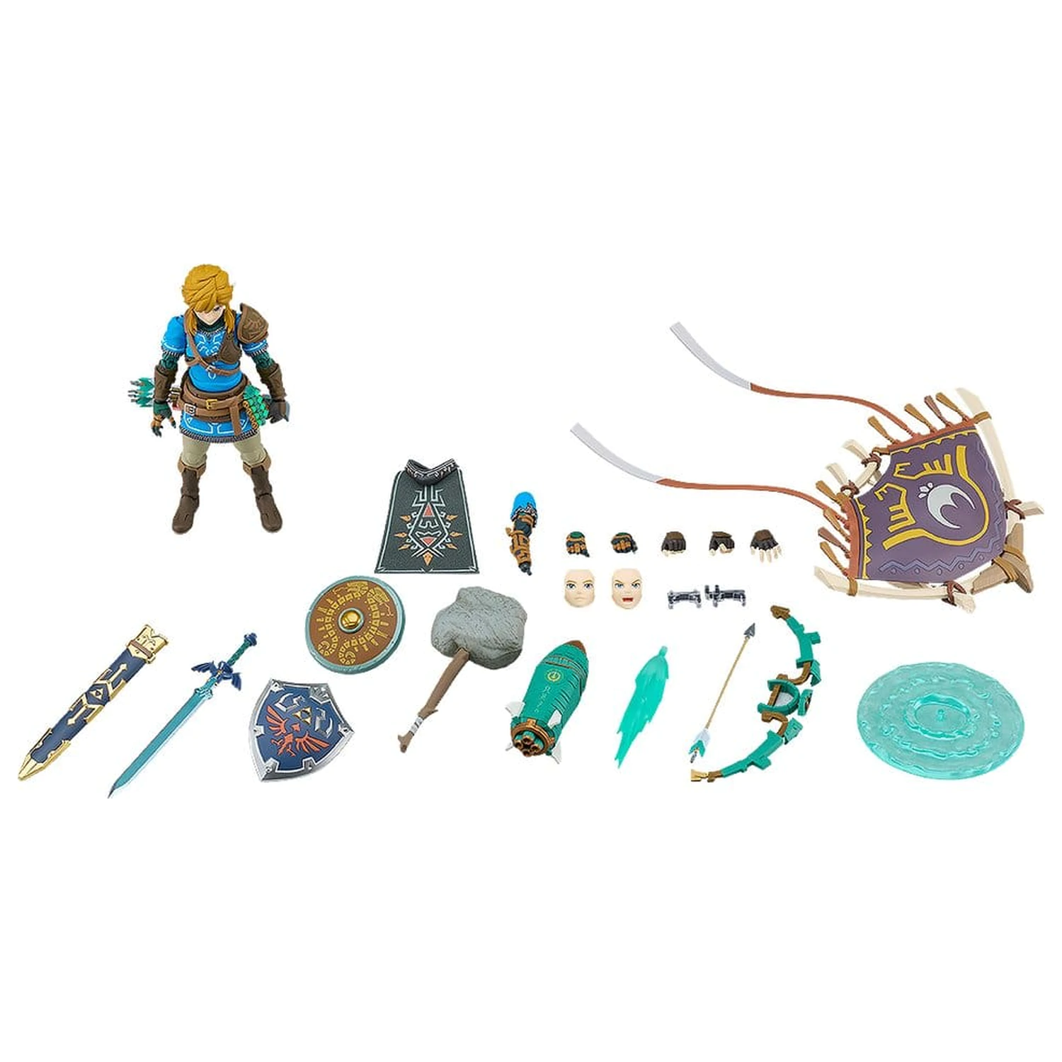 The Legend of Zelda Tears of the Kingdom Figma akční figurka Link Tears of the Kingdom Ver. DX Edition 15 cm fotografii produktu