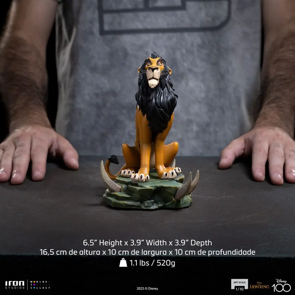 The Lion King Art Scale Socha 1/10 Scar Regular 16 cm fotografii produktu