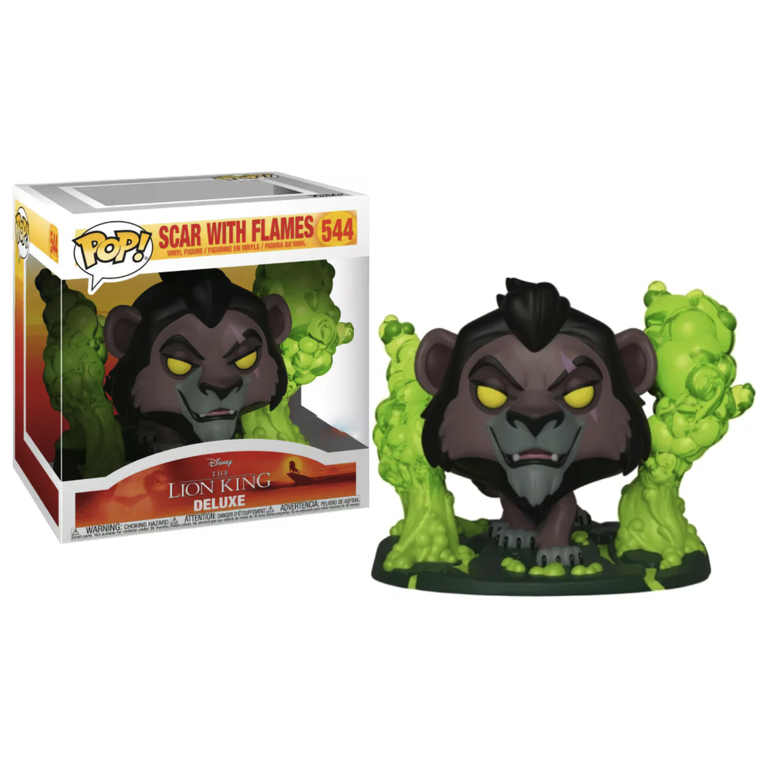 The Lion King Funko POP Deluxe figurka Scar in Flames fotografii produktu