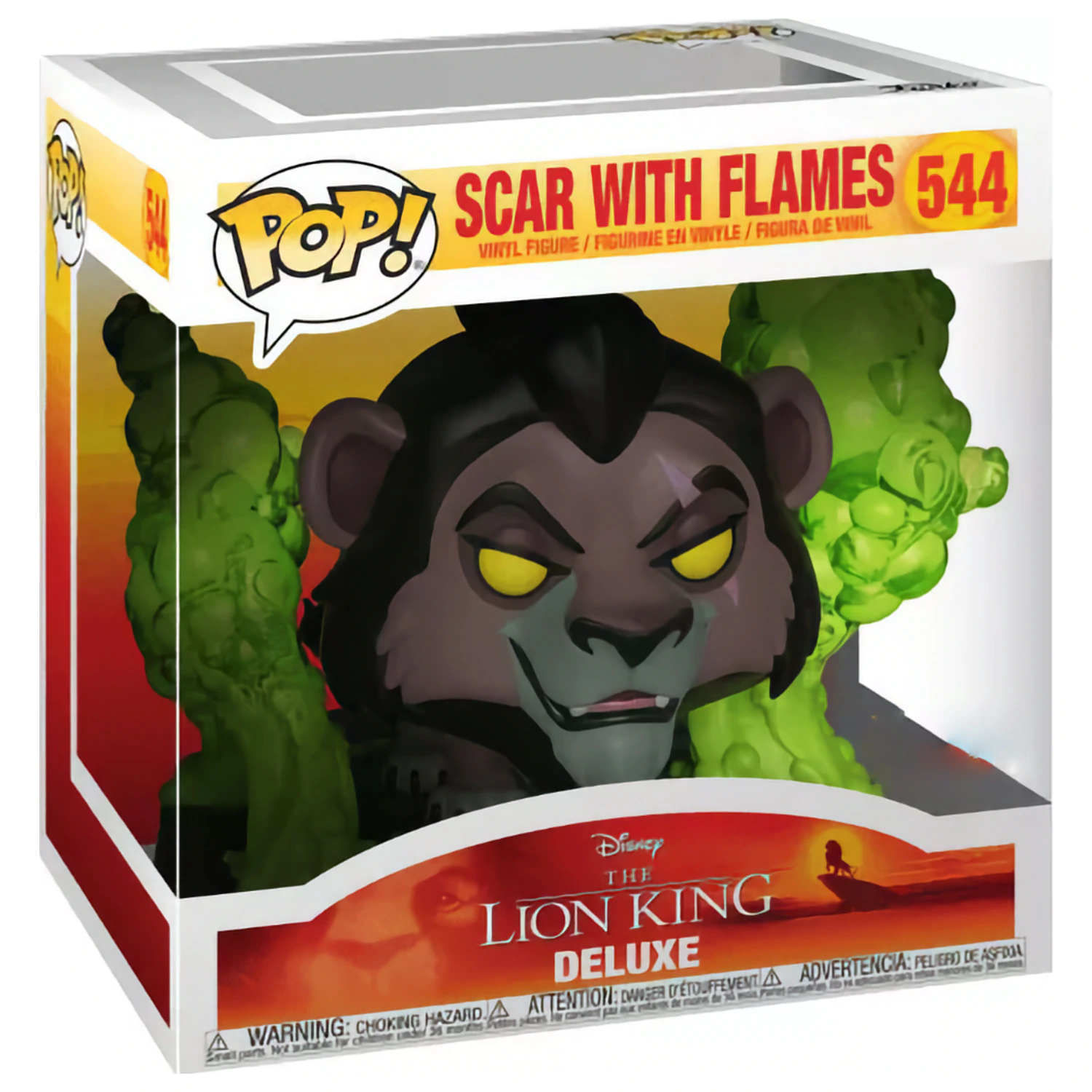 The Lion King Funko POP Deluxe figurka Scar in Flames fotografii produktu