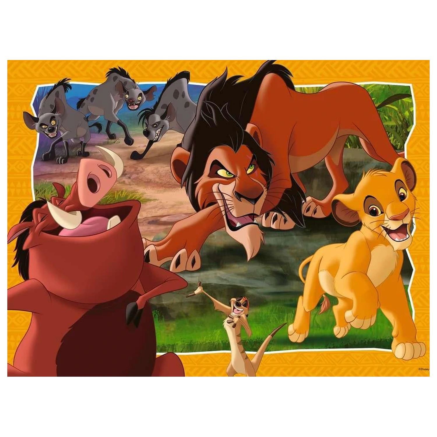 The Lion King Hakuna Matata XXL puzzle (200 ks) fotografii produktu