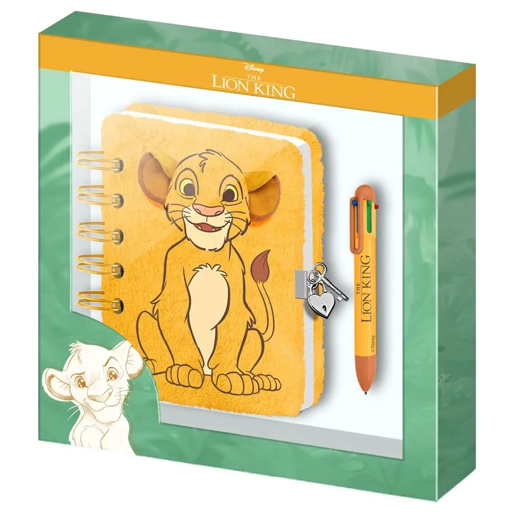 Disney The Lion King plyšový deník a pero fotografii produktu