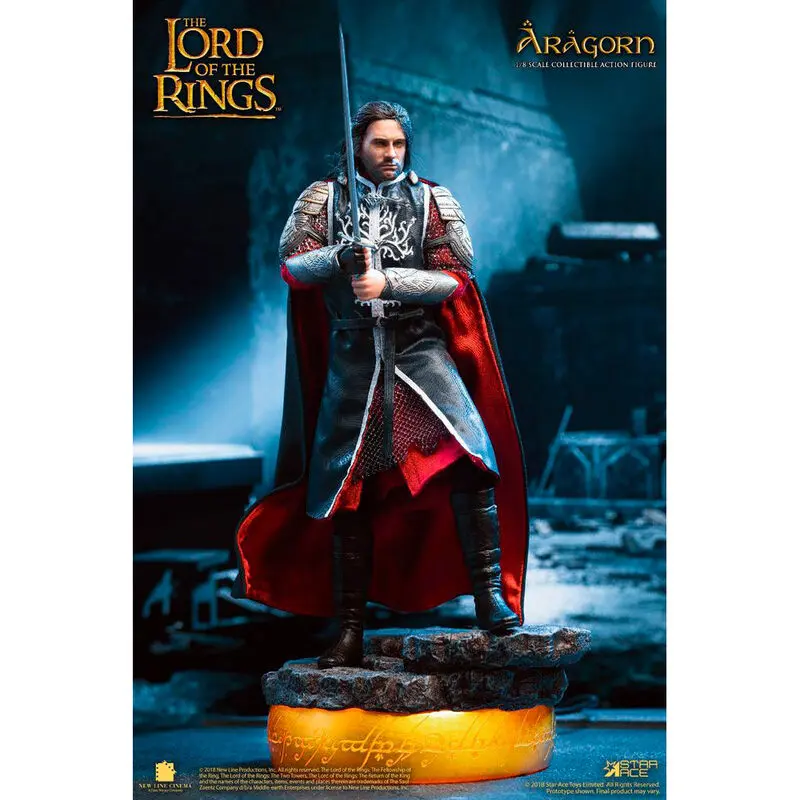 Lord of the Rings Real Master Series akční figurka 1/8 Aragon Deluxe verze 23 cm fotografii produktu