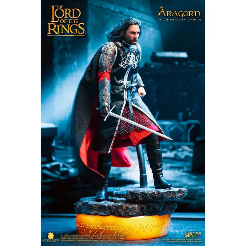 Lord of the Rings Real Master Series akční figurka 1/8 Aragon Deluxe verze 23 cm fotografii produktu