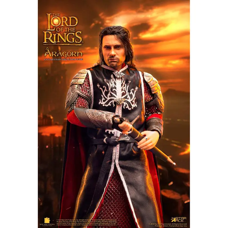 The Lord of the Rings Aragorn Real Master figurka 23 cm fotografii produktu