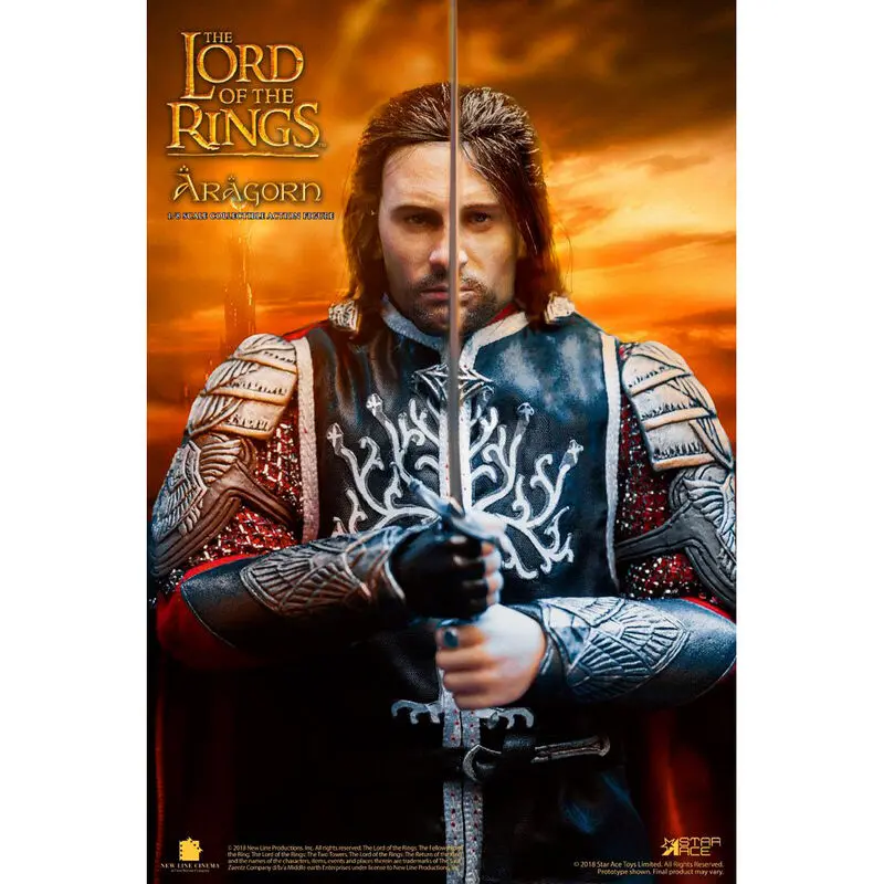 The Lord of the Rings Aragorn Real Master figurka 23 cm fotografii produktu