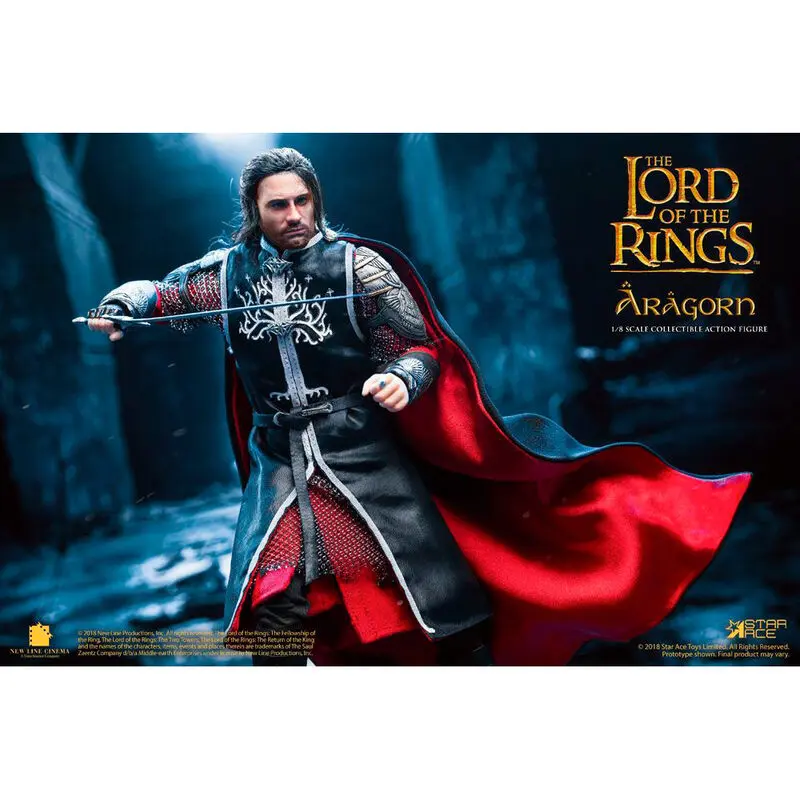 The Lord of the Rings Aragorn Real Master figurka 23 cm fotografii produktu
