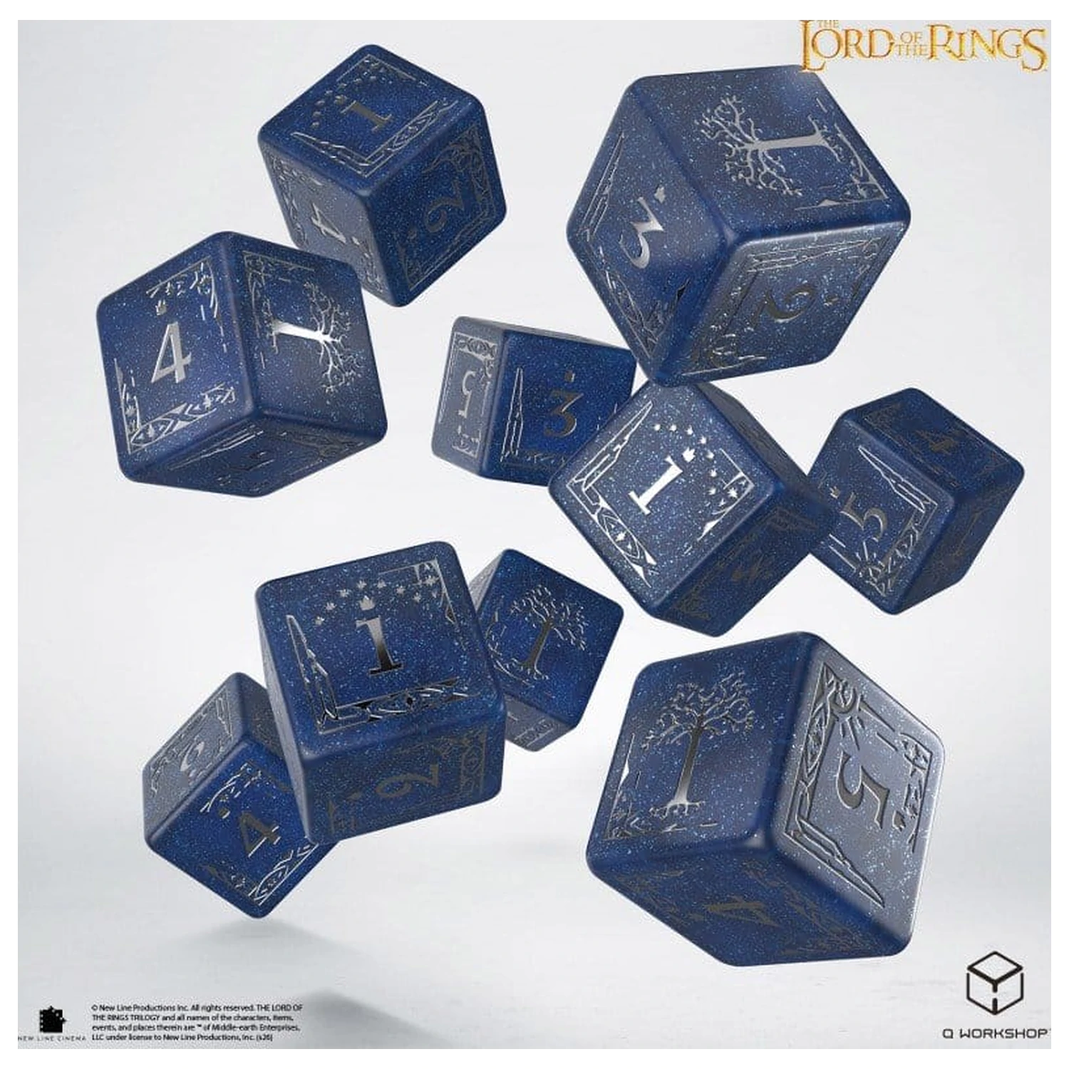 The Lord of the Rings: 10 D6 sada kostek Gondor fotografii produktu