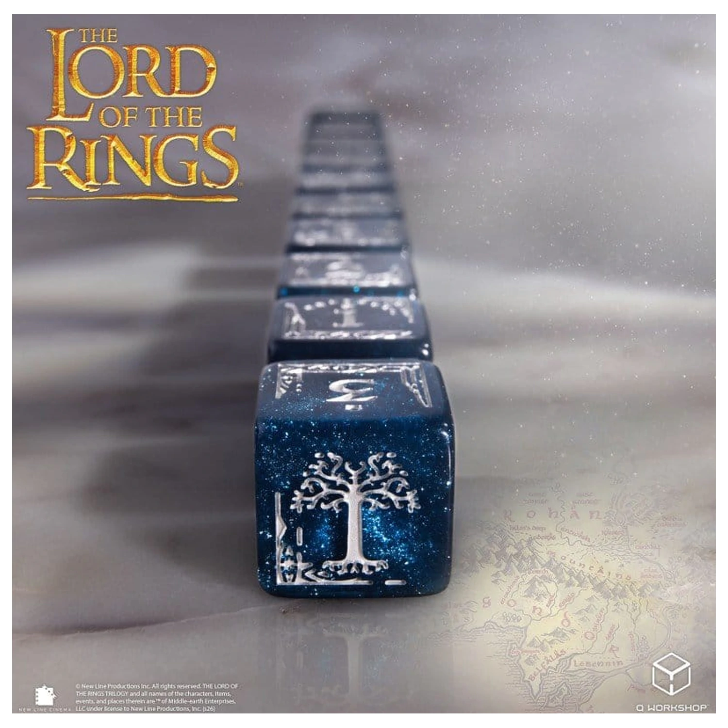 The Lord of the Rings: 10 D6 sada kostek Gondor fotografii produktu