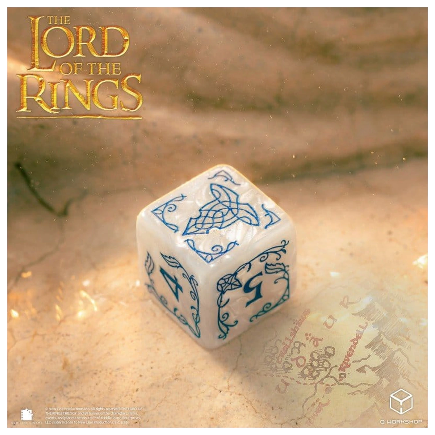The Lord of the Rings: Sada 10 D6 kostek Rivendell (Stone) fotografii produktu