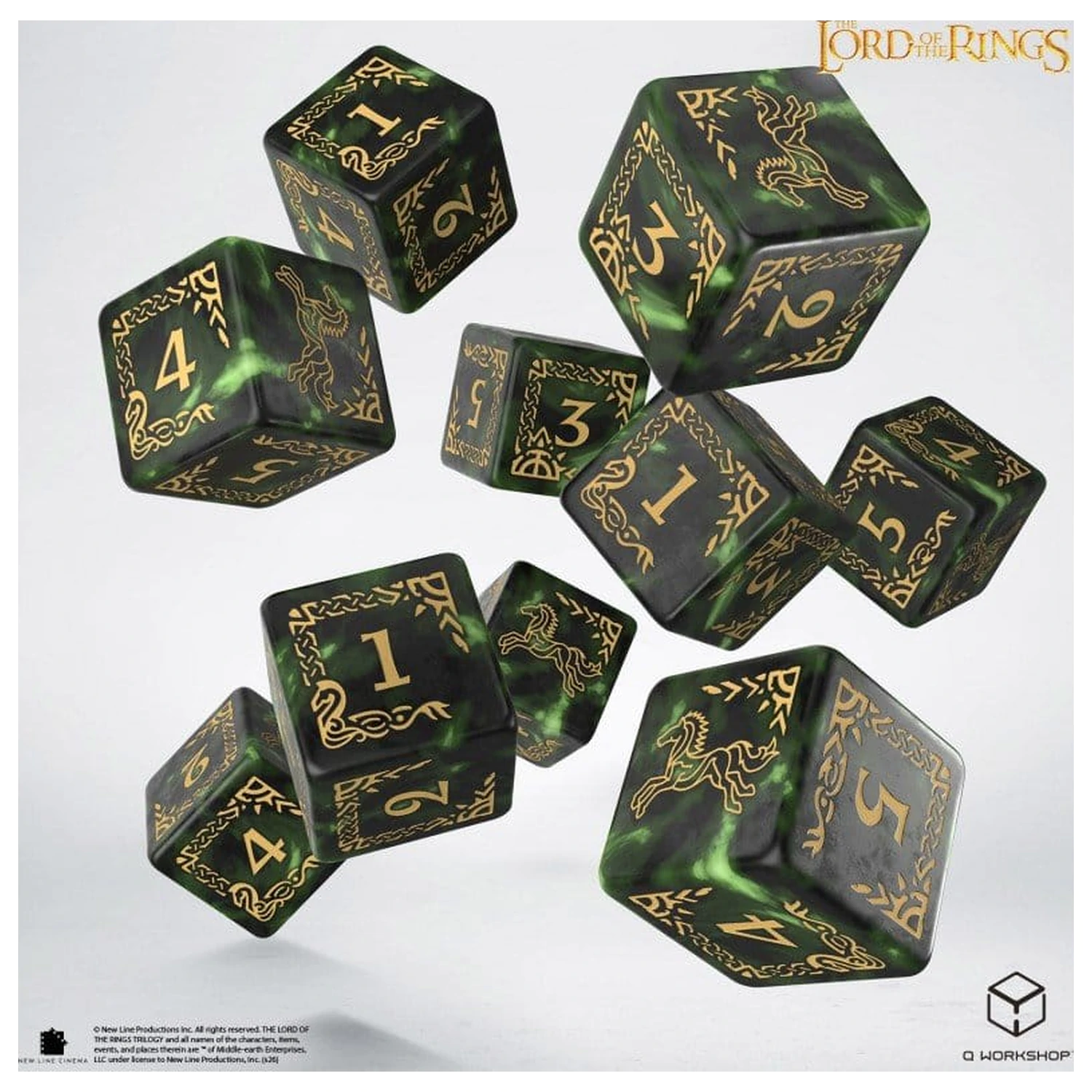 The Lord of the Rings: 10 D6 sada kostek Rohan fotografii produktu
