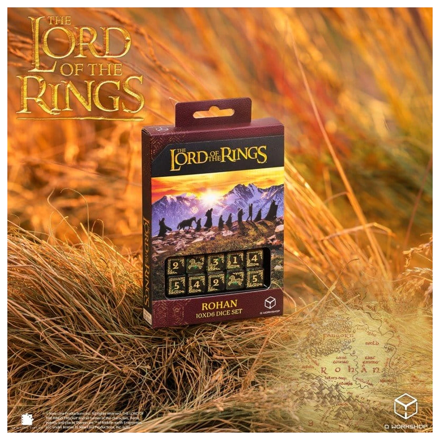 The Lord of the Rings: 10 D6 sada kostek Rohan fotografii produktu