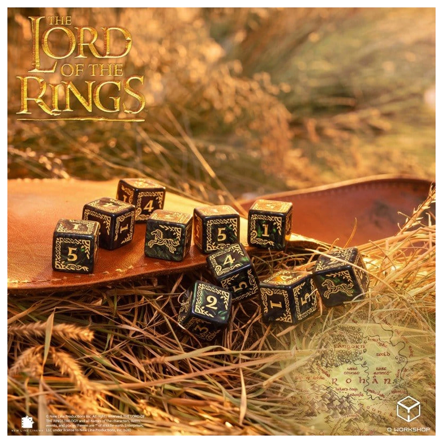 The Lord of the Rings: 10 D6 sada kostek Rohan fotografii produktu