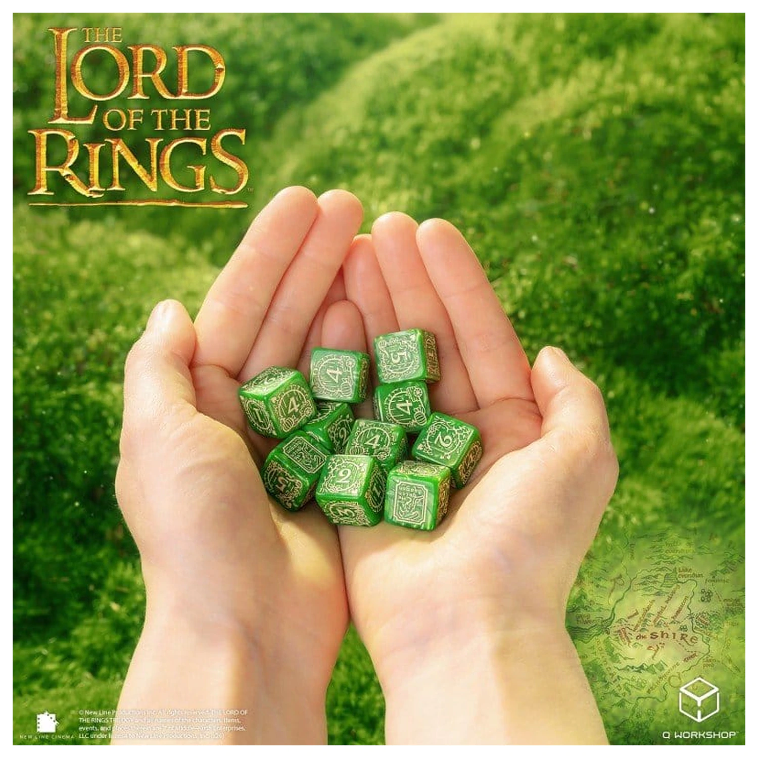 The Lord of the Rings: 10 D6 sada kostek Shire fotografii produktu