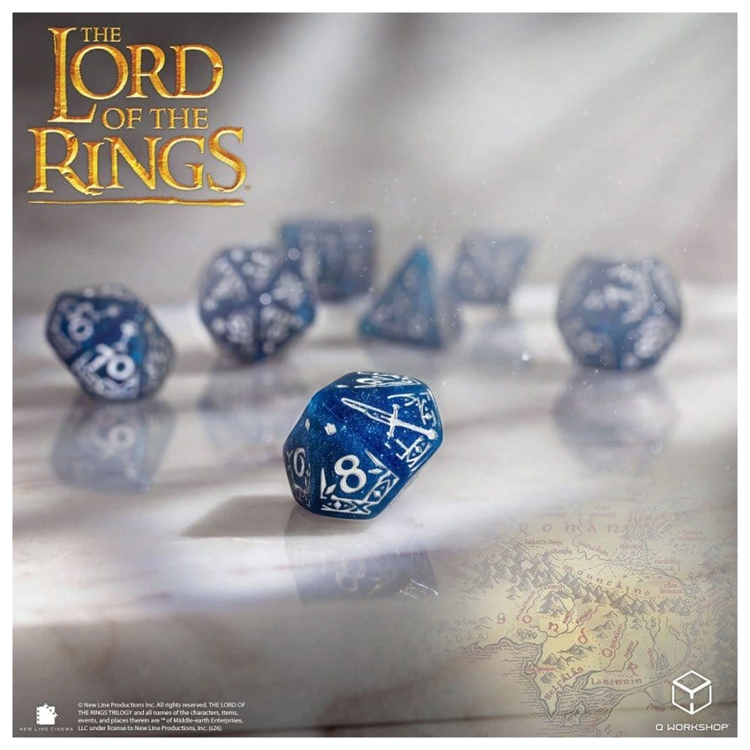 The Lord of the Rings Sada 7 Gondorských kostek fotografii produktu