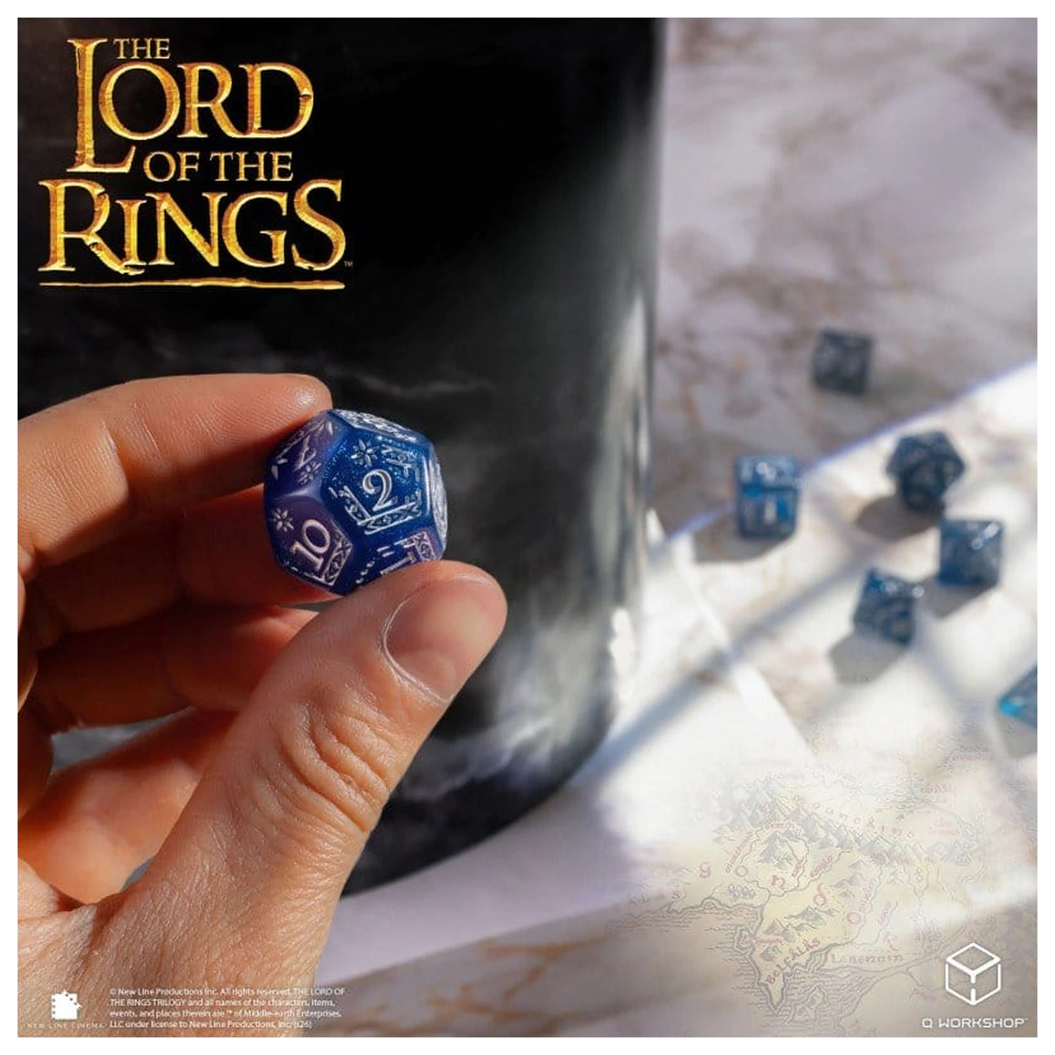 The Lord of the Rings Sada 7 Gondorských kostek fotografii produktu