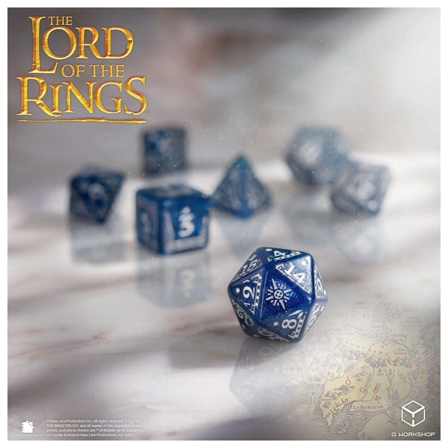 The Lord of the Rings Sada 7 Gondorských kostek fotografii produktu