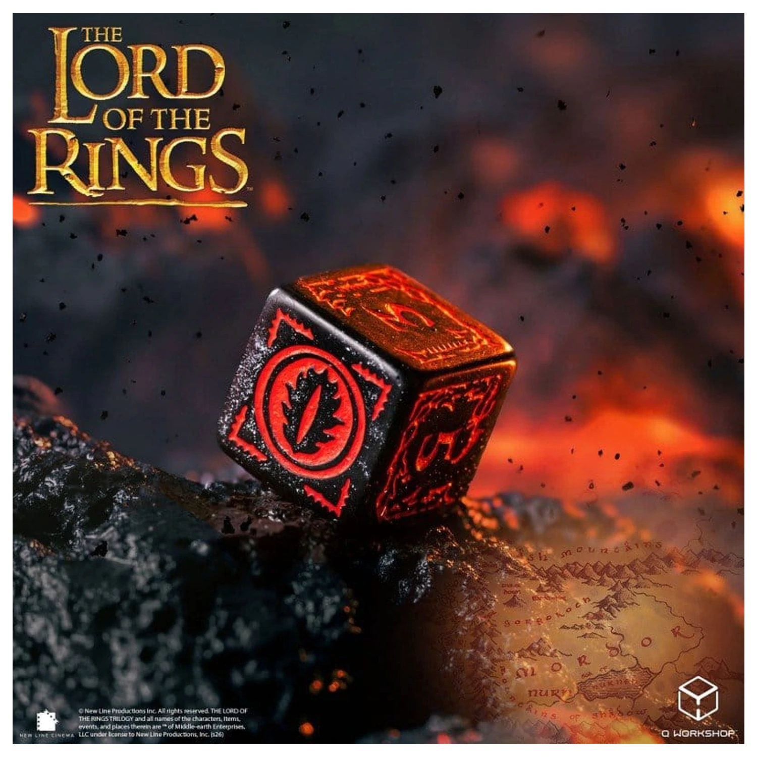 The Lord of the Rings Sada 7 kostek Mordor fotografii produktu