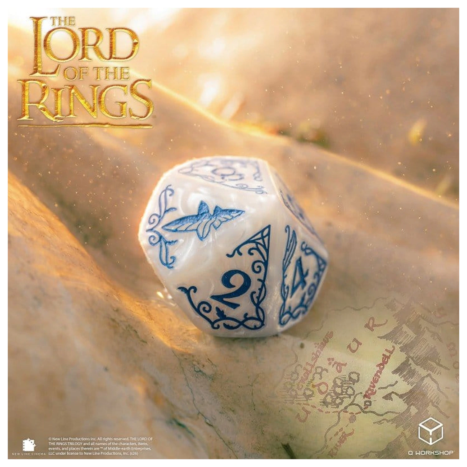 The Lord of the Rings Sada 7 kostek Rivendell (Stone) fotografii produktu