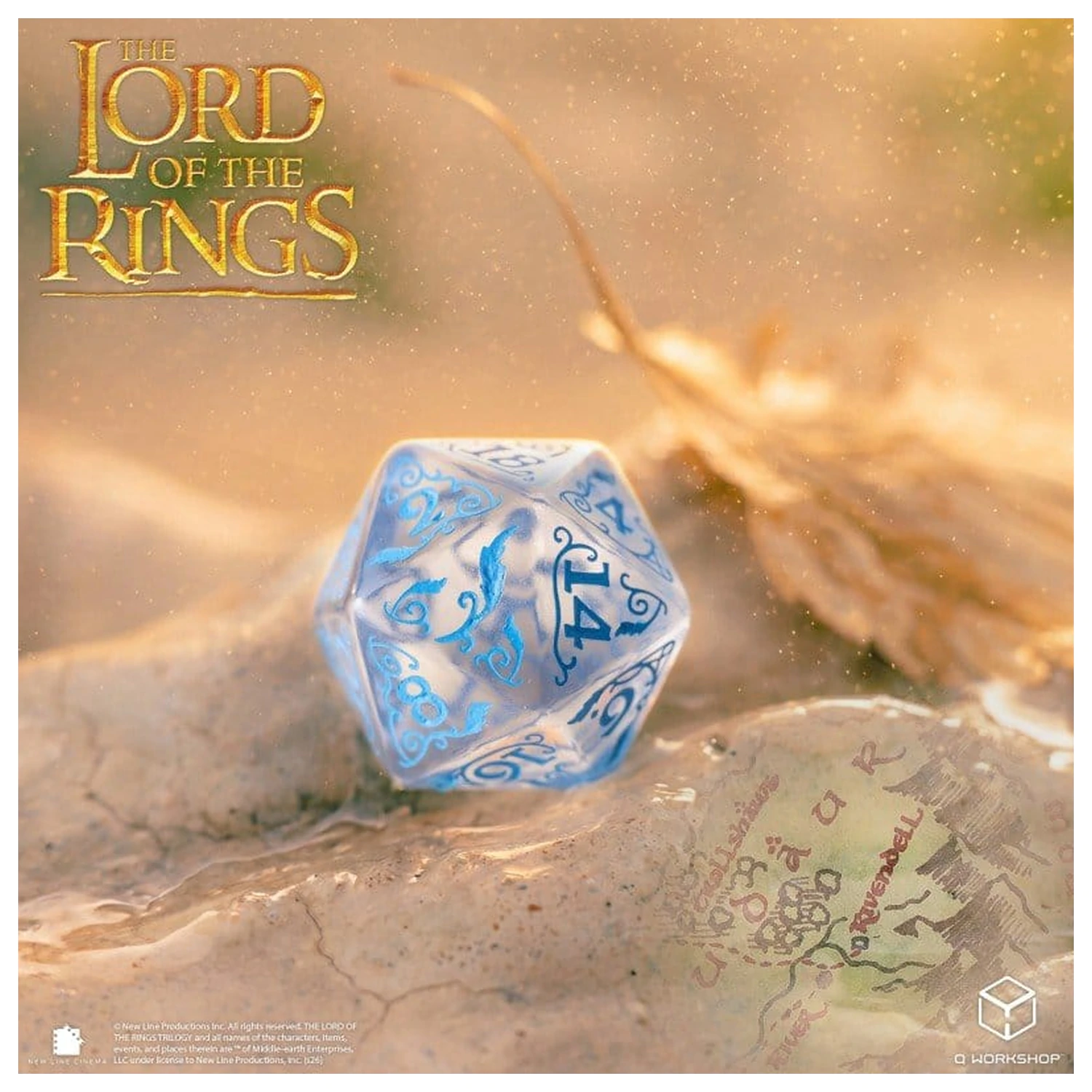 The Lord of the Rings Sada 7 kostek Rivendell (Water) fotografii produktu