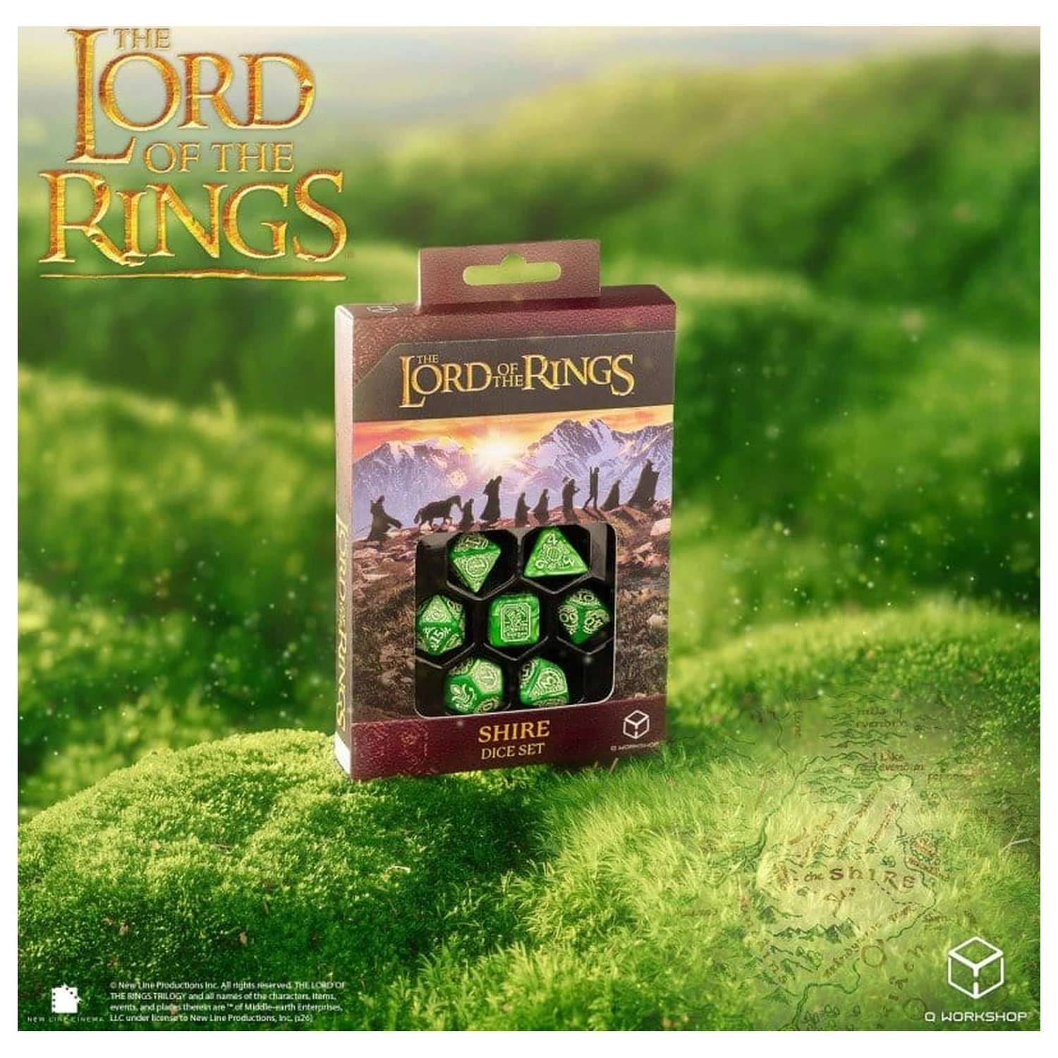 The Lord of the Rings Sada 7 kostek Shire fotografii produktu