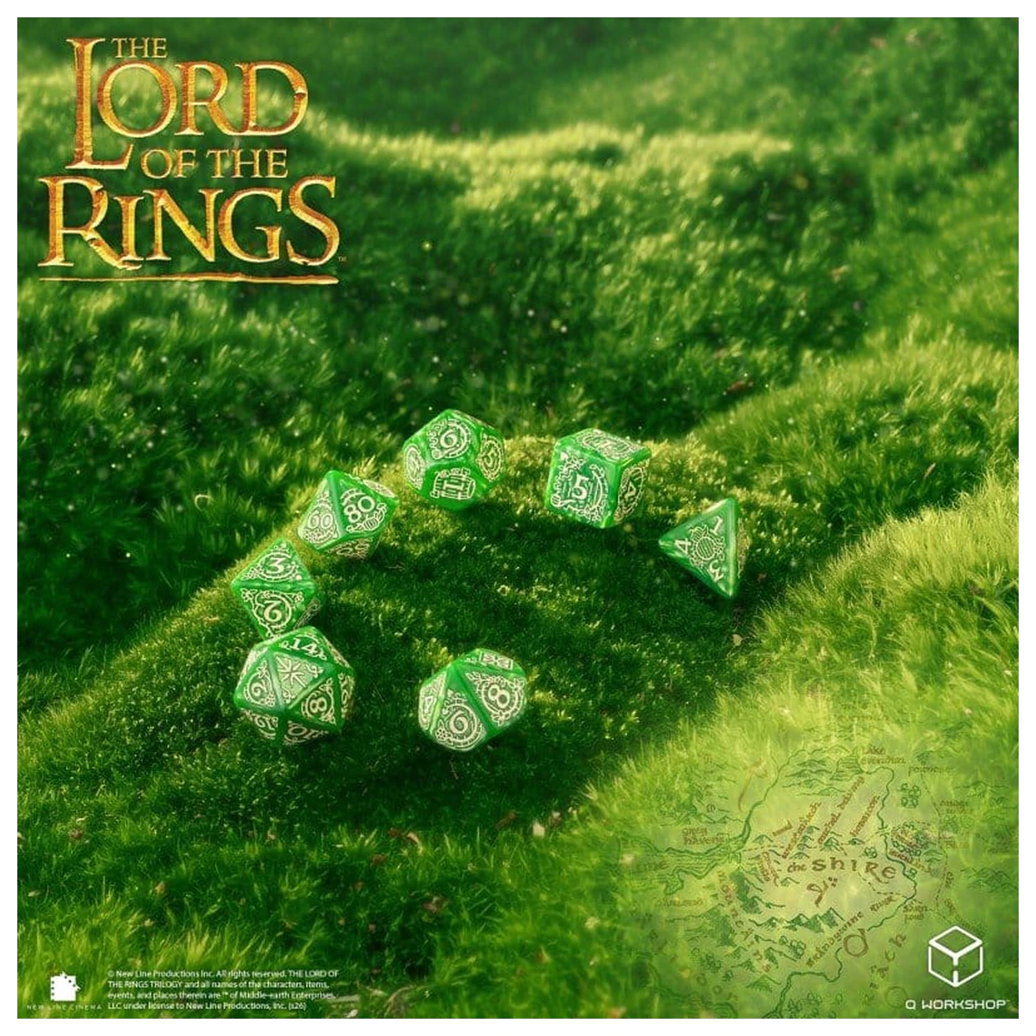 The Lord of the Rings Sada 7 kostek Shire fotografii produktu