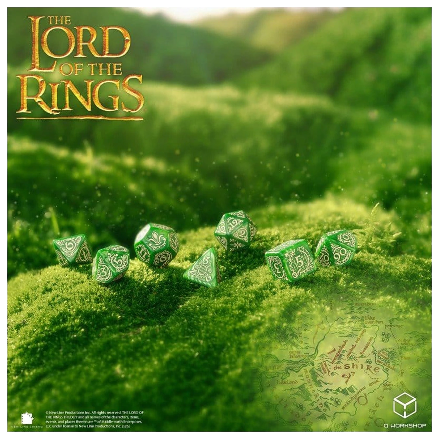 The Lord of the Rings Sada 7 kostek Shire fotografii produktu
