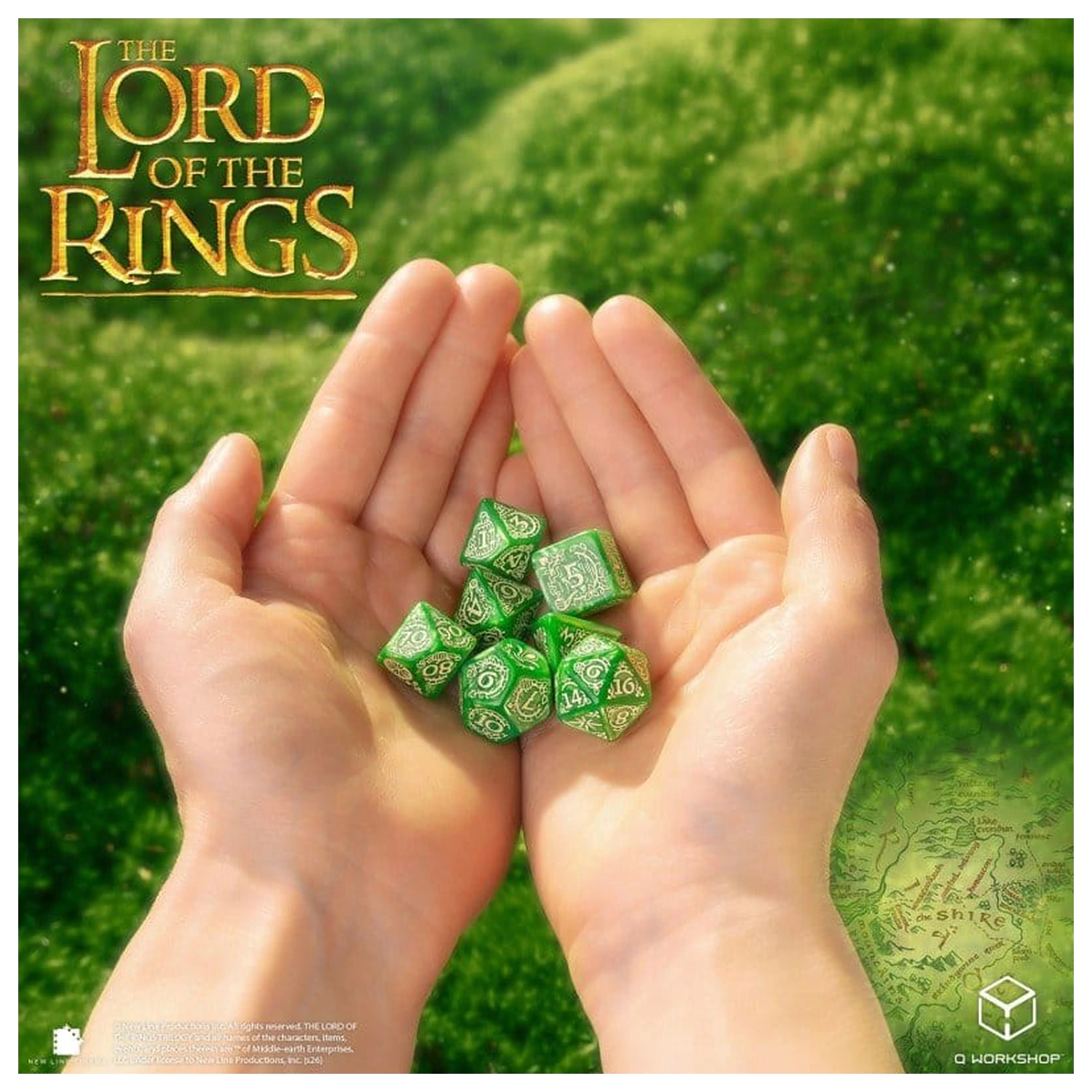 The Lord of the Rings Sada 7 kostek Shire fotografii produktu