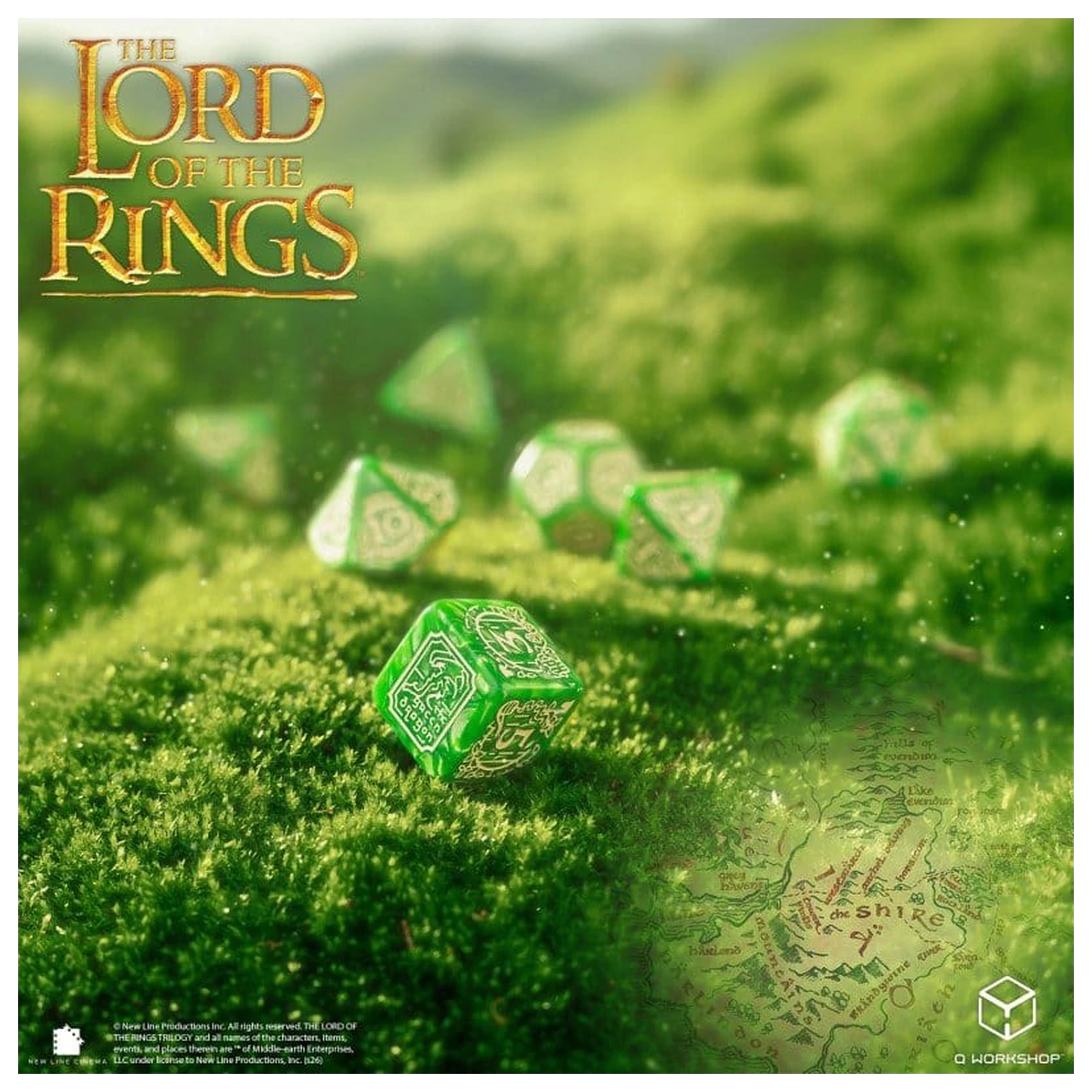 The Lord of the Rings Sada 7 kostek Shire fotografii produktu