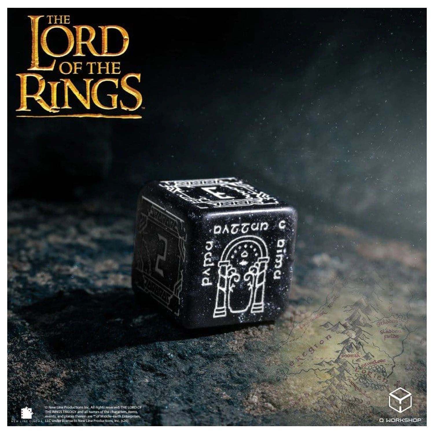 The Lord of the Rings Sada 7 kostek Moria (Svítící ve tmě) fotografii produktu