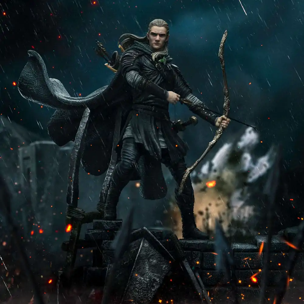 The Lord of the Rings Art Scale Statue 1/10 Legolas Unleashed 29 cm Soška fotografii produktu