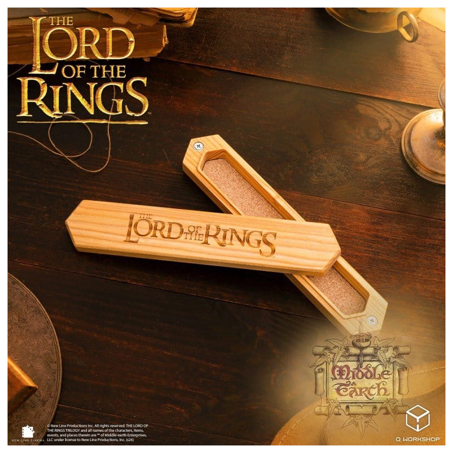 The Lord of the Rings Dřevěná krabička na kostky Modřín fotografii produktu