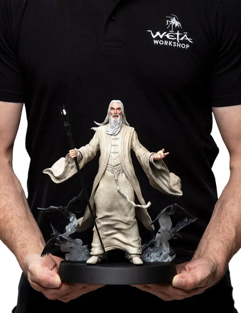 The Lord of the Rings Figures of Fandom PVC Socha Saruman the White 26 cm fotografii produktu