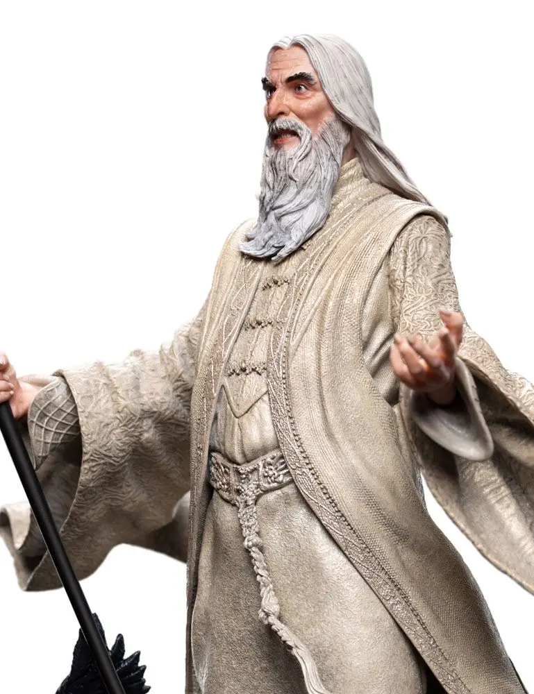 The Lord of the Rings Figures of Fandom PVC Socha Saruman the White 26 cm fotografii produktu