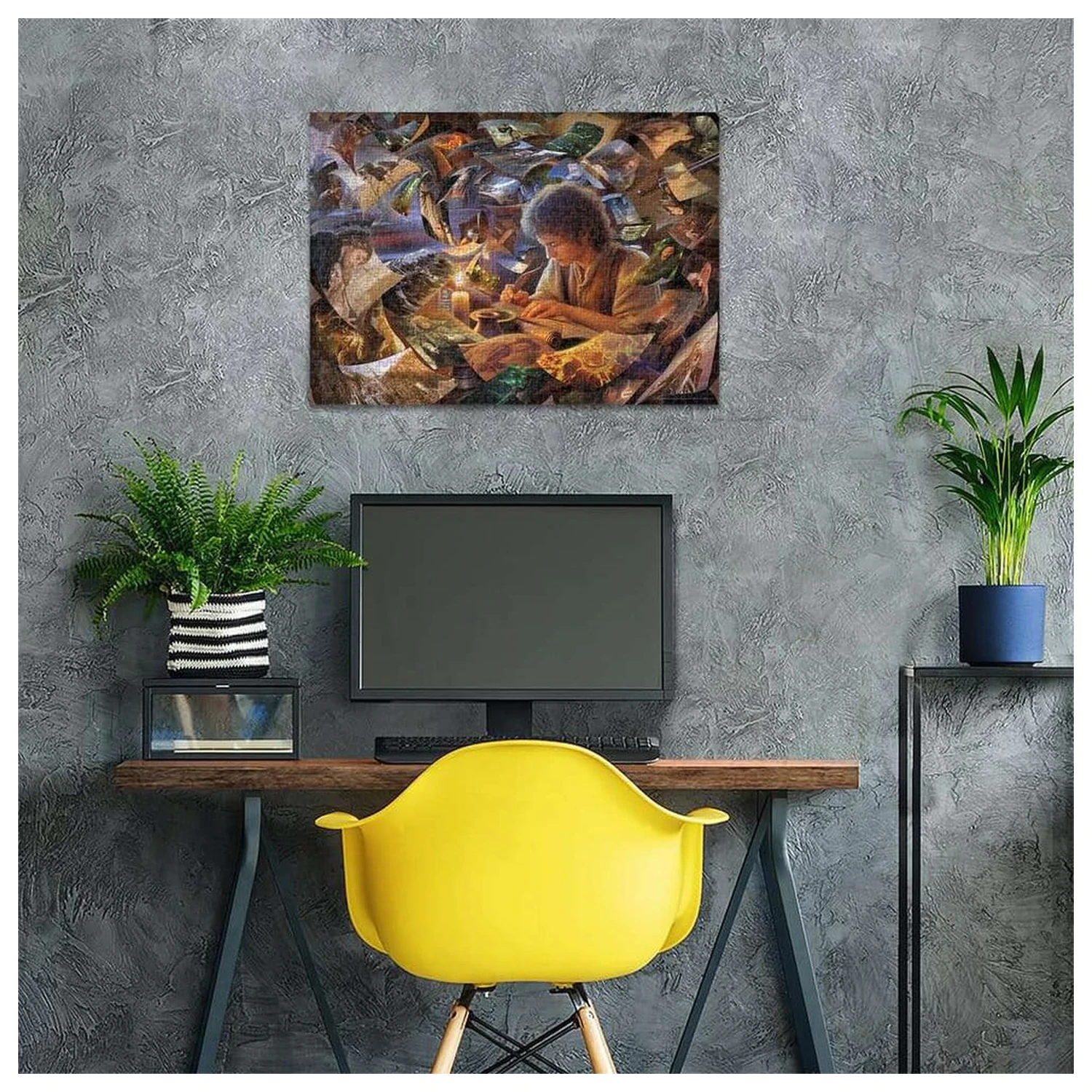 The Lord of the Rings Jigsaw Puzzle Frodo's Journey (1000 dílků) fotografii produktu