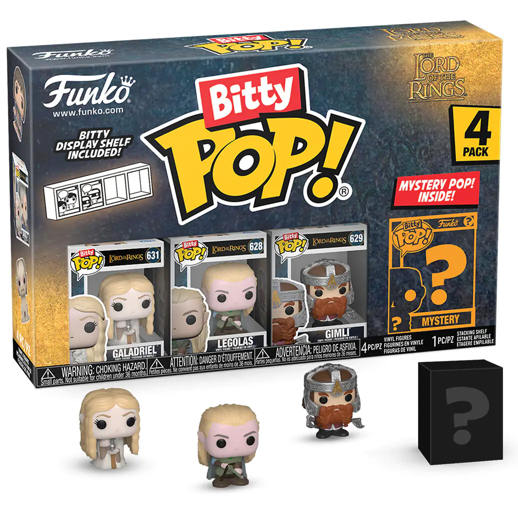 Balení 4 figurek Bitty Funko POP The Lord of the Rings Galadriel fotografii produktu