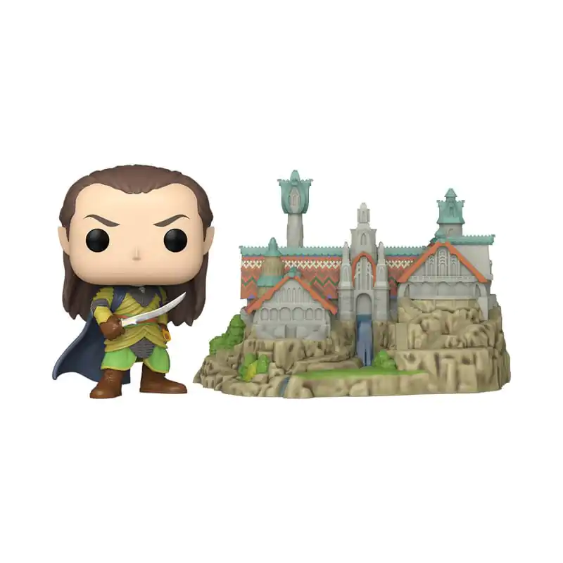 The Lord of the Rings Funko POP! Town Vinyl Figure Elrond & Rivendell 9 cm figurka fotografii produktu