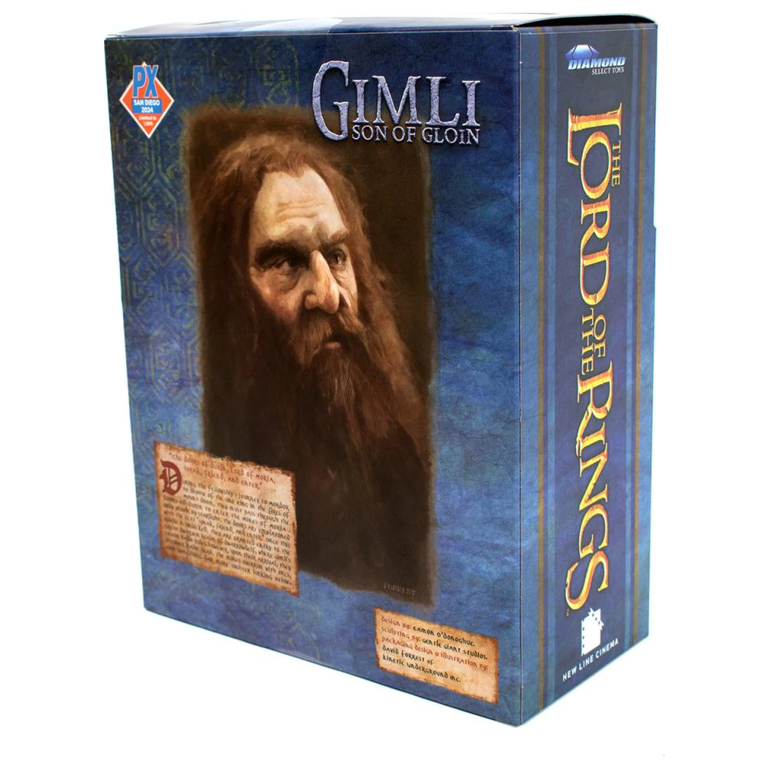 The Lord of the Rings Gimli Akční figurka SDCC Exclusive fotografii produktu