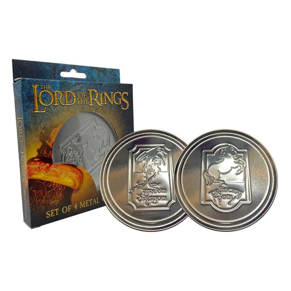 The Lord of the Rings Podtácky 4-Pack Green Dragon fotografii produktu