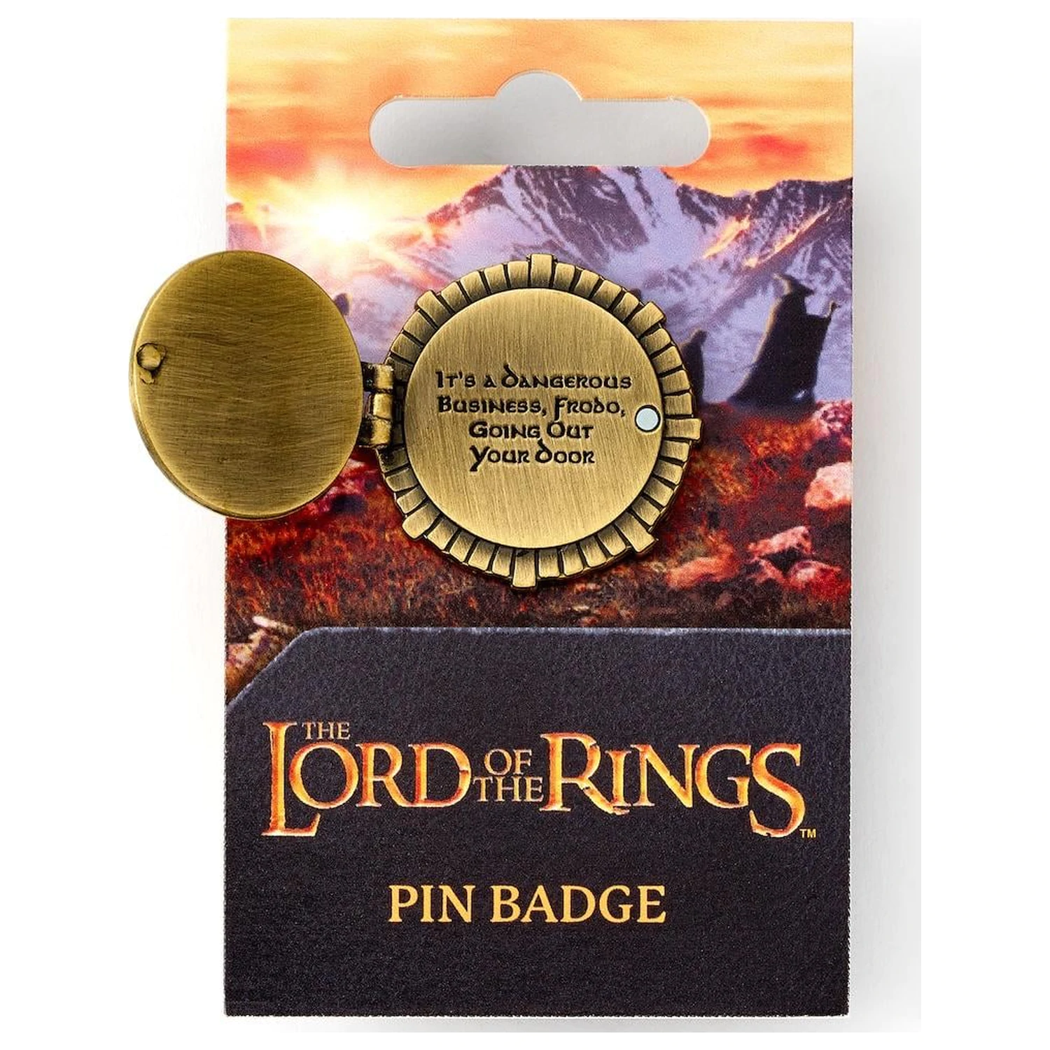 The Lord of the Rings Hobbit Door Odznáček s připínáčkem fotografii produktu