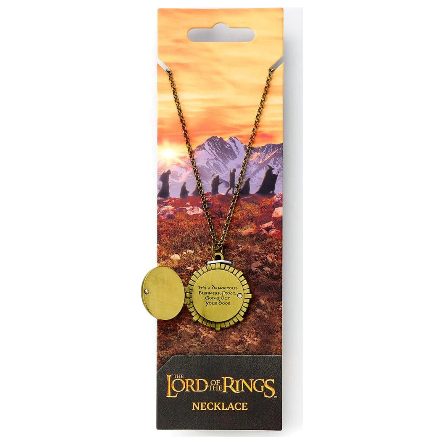 The Lord of The Rings Hobbit Dveře náhrdelník fotografii produktu