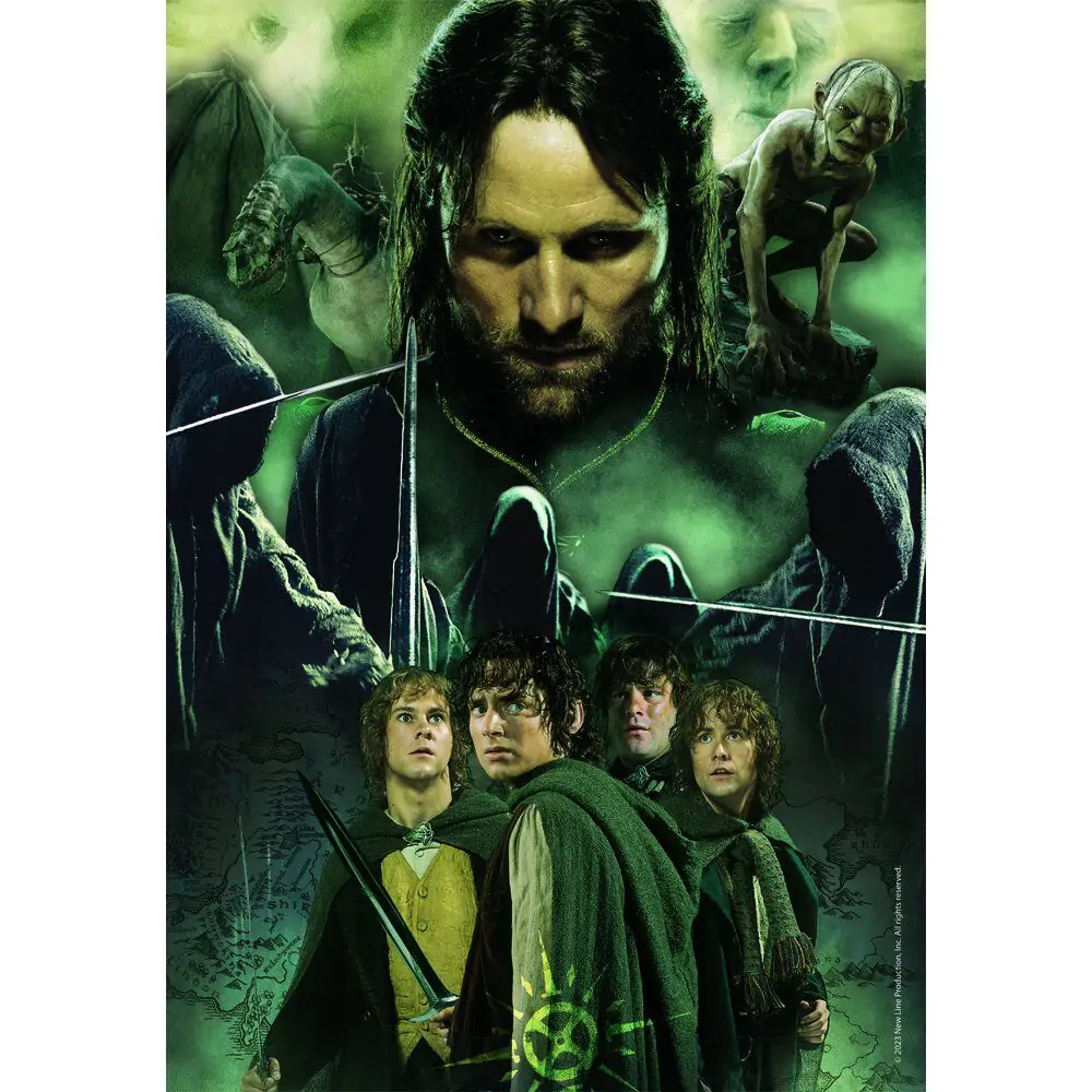 The Lord of the Rings puzzle 1000 dílků fotografii produktu