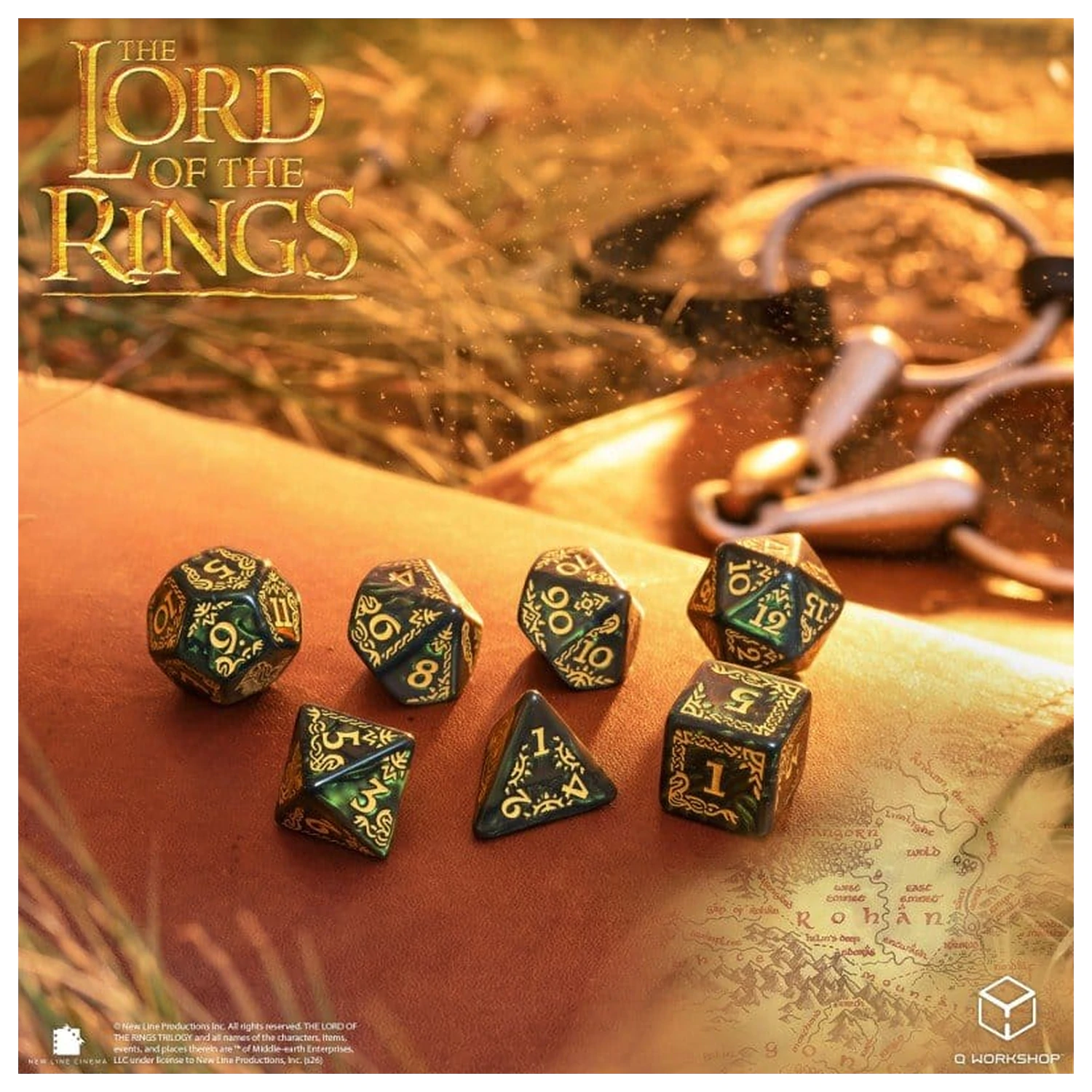The Lord of the Rings Sada 7 kostek Rohan fotografii produktu