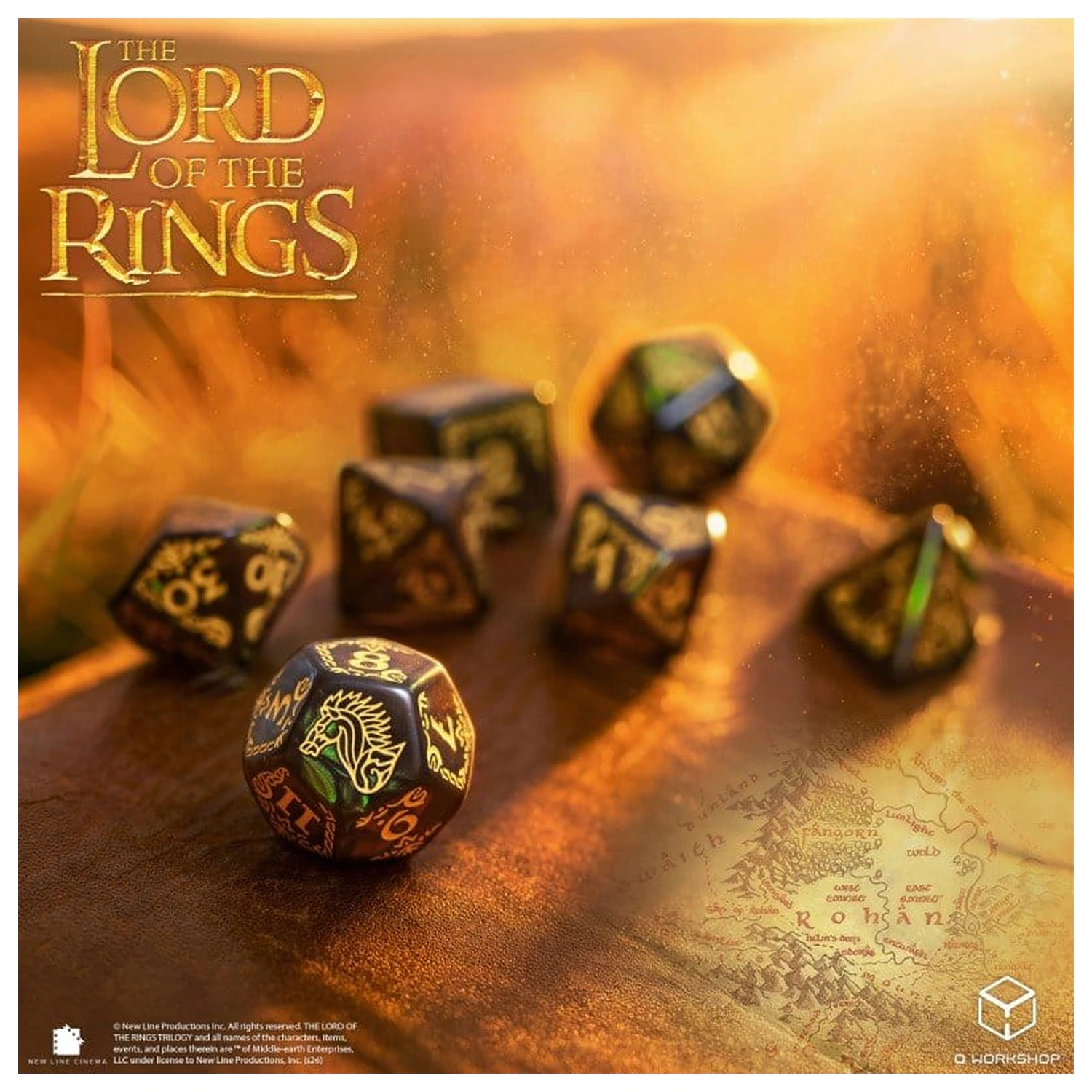 The Lord of the Rings Sada 7 kostek Rohan fotografii produktu