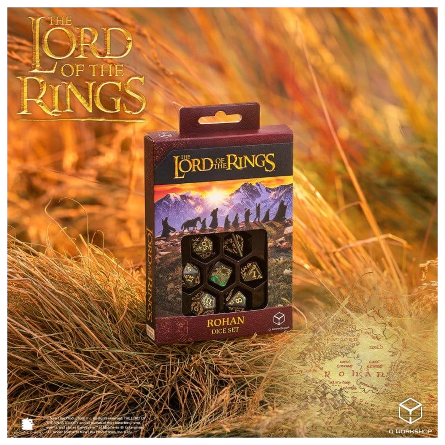 The Lord of the Rings Sada 7 kostek Rohan fotografii produktu