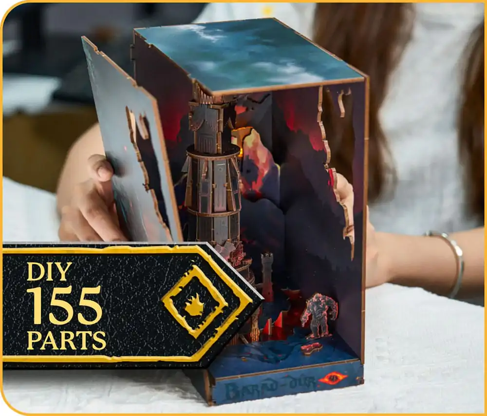 The Lord of the Rings Tiny Adventures Kniha Nook Mini Diorama Barad-Dûr 23 cm fotografii produktu