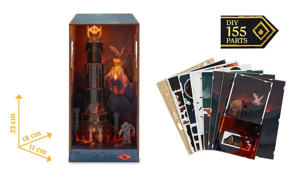 The Lord of the Rings Tiny Adventures Kniha Nook Mini Diorama Barad-Dûr 23 cm fotografii produktu