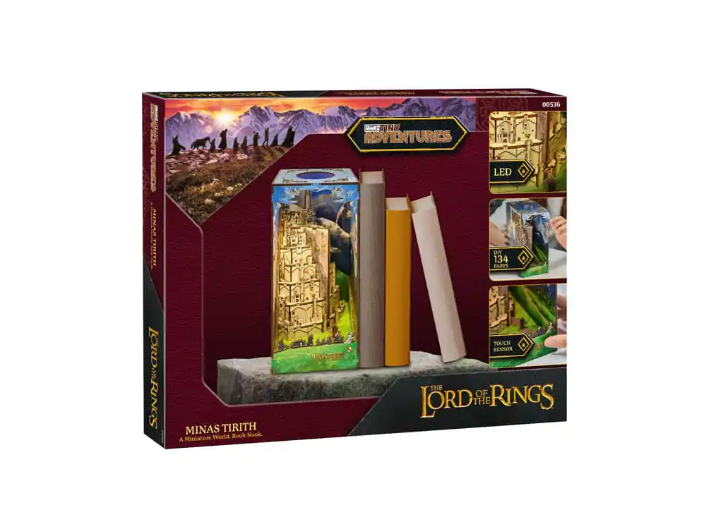 The Lord of the Rings Tiny Adventures Kniha Nook Mini Dioráma Minas Tirith 23 cm fotografii produktu