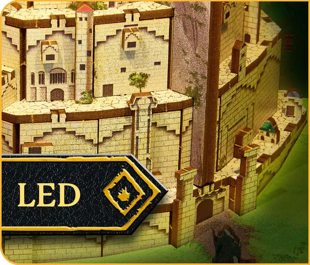 The Lord of the Rings Tiny Adventures Kniha Nook Mini Dioráma Minas Tirith 23 cm fotografii produktu