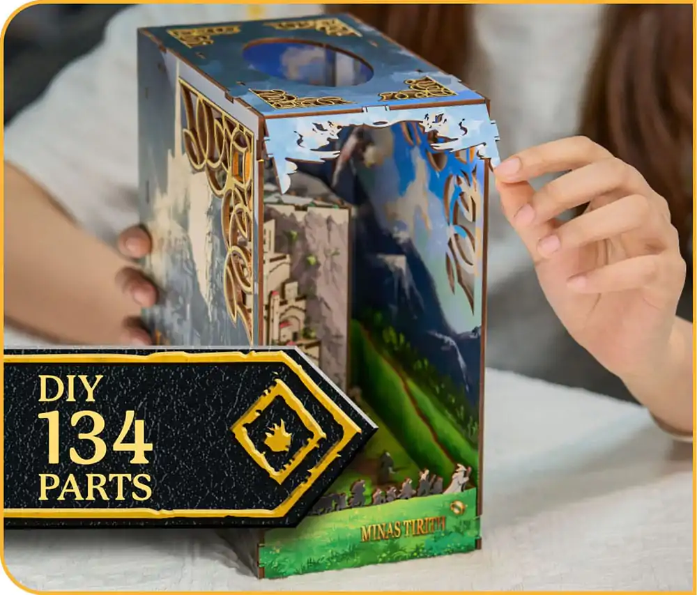 The Lord of the Rings Tiny Adventures Kniha Nook Mini Dioráma Minas Tirith 23 cm fotografii produktu